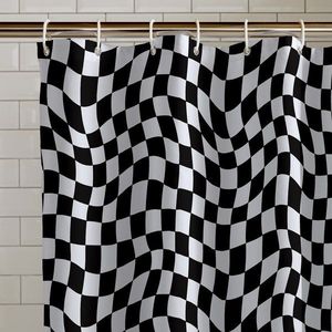 Sprchový záves 180x180 cm Checkerboard – Catherine Lansfield vyobraziť