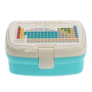 Svetlomodrý/krémovobiely detský desiatový box Periodic Table – Rex London vyobraziť