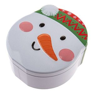 Kovová dóza na zákusky Snowman – Dakls vyobraziť