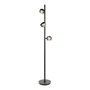 Čierna/v striebornej farbe LED stojacia lampa (výška 150 cm) Orbit – Trio Select vyobraziť