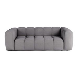 Sivá zamatová pohovka 225 cm Cube – Bonami Selection vyobraziť
