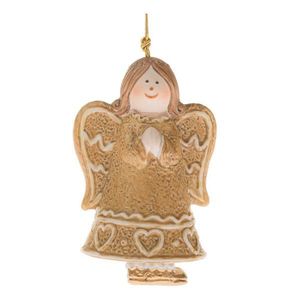 Keramická vianočná ozdoba 8 cm Angel – Dakls vyobraziť