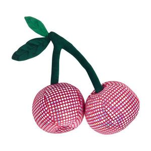 Plyšový dekoračný vankúš 25x30 cm Disco Cherries – Catherine Lansfield vyobraziť