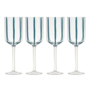 Poháre v súprave 4 ks na víno 350 ml Stripe – Ladelle vyobraziť