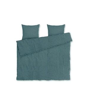 Zelené/modré krepové obliečky na dvojlôžko/predĺžené 200x220 cm Bæk&Bølge – JUNA vyobraziť
