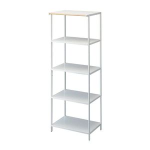 Matne biely oceľový regál 60x170x46, 5 cm Tower – YAMAZAKI vyobraziť