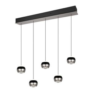 Čierne/v striebornej farbe LED závesné svietidlo Orbit – Trio Select vyobraziť