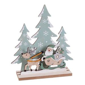 Drevená vianočná figúrka (výška 22, 5 cm) Santa – Casa Selección vyobraziť