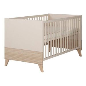 Béžová postieľka s nastaviteľnou výškou 70x140 cm Sidney – Roba vyobraziť