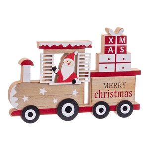 Drevená vianočná figúrka (výška 16, 5 cm) Merry Christmas – Casa Selección vyobraziť