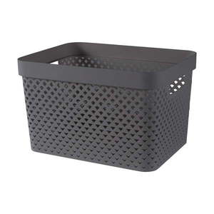 Tmavosivý plastový úložný box 35, 5x26x22 cm Pure – Curver vyobraziť