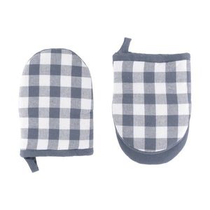 Bavlnené kuchynské rukavice v súprave 2 ks Gingham – Tiseco Home Studio vyobraziť