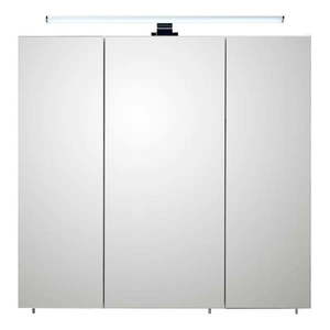 Biela závesná kúpeľňová skrinka so zrkadlom 75x70 cm Set 360 - Pelipal vyobraziť