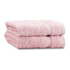 Svetloružové froté bavlnené uteráky v súprave 2 ks 30x30 cm Zero Twist – Catherine Lansfield vyobraziť