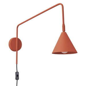 Nástenné svietidlo do zásuvky v terakotovej farbe Zylo – Nice Lamps vyobraziť