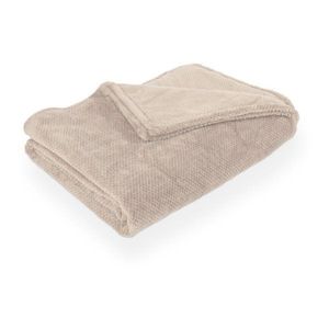 Taupe deka z mikroplyšu 150x200 cm Pippa – Tiseco Home Studio vyobraziť