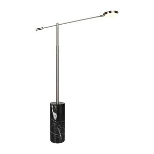 Čierna/v striebornej farbe LED stojacia lampa (výška 145 cm) Fiore – Trio Select vyobraziť