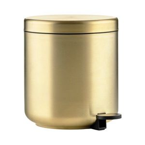 Mosadzný pedálový odpadkový kôš z nehrdzavejúcej ocele 4 l Ume Brass – Zone vyobraziť