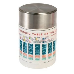 Krémovobiela/v striebornej farbe termoska na jedlo/detská 450 ml Periodic Table – Rex London vyobraziť