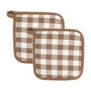 Bavlnené chňapky v súprave 2 ks Gingham – Tiseco Home Studio vyobraziť