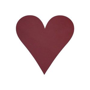 Prestieranie z eko kože 30x30 cm Heart Nupo – LIND DNA vyobraziť