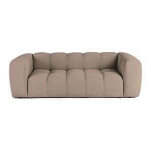 Taupe zamatová pohovka 225 cm Cube – Bonami Selection vyobraziť
