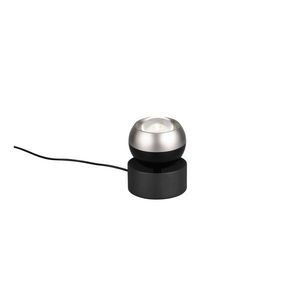 Čierna/v striebornej farbe LED stolová lampa (výška 14 cm) Orbit – Trio Select vyobraziť
