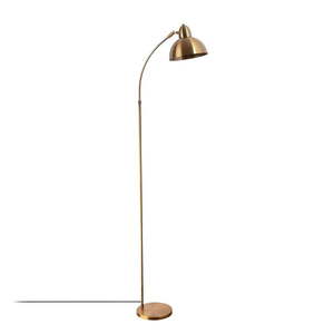 Stojacia lampa s kovovým tienidlom (výška 162 cm) Varzan – Opviq lights vyobraziť