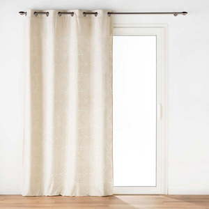 Béžový zamatový záves 135x260 cm Eva – douceur d'intérieur vyobraziť