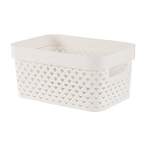 Béžový plastový úložný box 26x17, 5x12 cm Pure – Curver vyobraziť