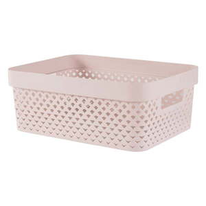 Svetloružový plastový úložný box 36x27x14 cm Pure – Curver vyobraziť