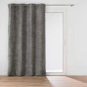 Antracitový záves zo ženilky 140x260 cm Leo – douceur d'intérieur vyobraziť