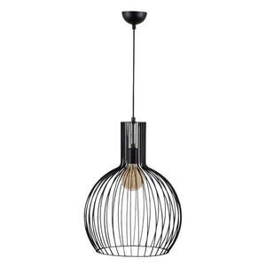 Čierne závesné svietidlo s kovovým tienidlom ø 38 cm Fellini – Opviq lights vyobraziť