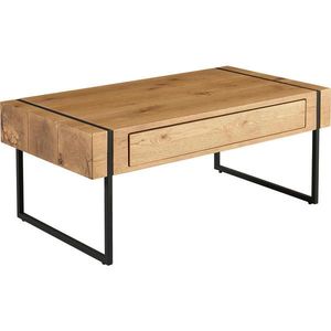 Carryhome KONFERENČNÝ STOLÍK, čierna, farba duba, drevo, kov, kompozitné drevo, 110/59, 4/45 cm vyobraziť