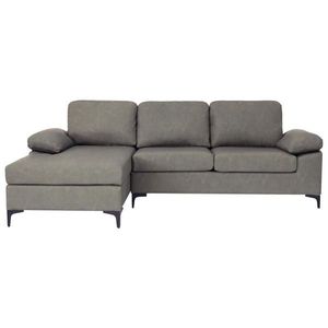 MID.YOU ROHOVÁ SEDACIA SÚPRAVA, textil, sivá vyobraziť