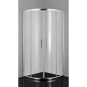 XXXL POLKRUHOVÝ SPRCHOVACÍ KÚT, chrómová, 90/200/90 cm vyobraziť