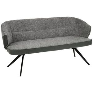 Livetastic ČALÚNENÁ LAVICA, topoľ, sivá, čierna vyobraziť