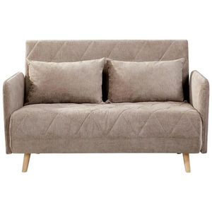 MID.YOU ROZKLADACIA POHOVKA, textil, svetlohnedá vyobraziť