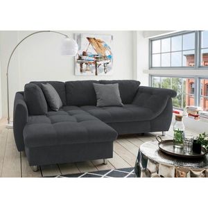 Livetastic ROHOVÁ SEDACIA SÚPRAVA, textil, čierna vyobraziť