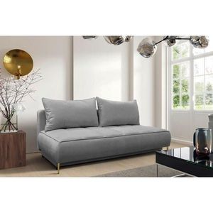 MID.YOU ROZKLADACIA POHOVKA, textil, svetlosivá vyobraziť
