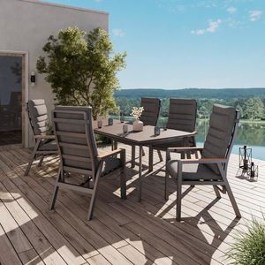 Ambia Garden ZÁHRADNÉ RELAXAČNÉ KRESLO, kov, plast, textil vyobraziť