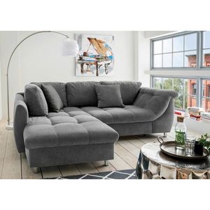 Livetastic ROHOVÁ SEDACIA SÚPRAVA, textil, tmavosivá vyobraziť