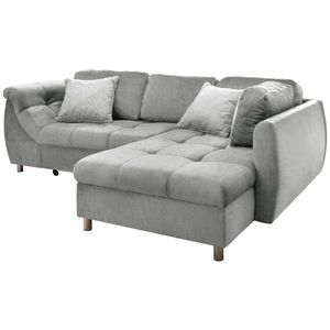 Livetastic ROHOVÁ SEDACIA SÚPRAVA, textil, strieborná vyobraziť