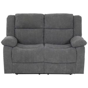 P & B DVOJMIESTNA POHOVKA, textil, sivá vyobraziť