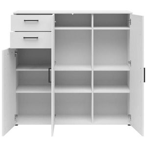 Carryhome KOMODA, biela, 120/115/40 cm vyobraziť