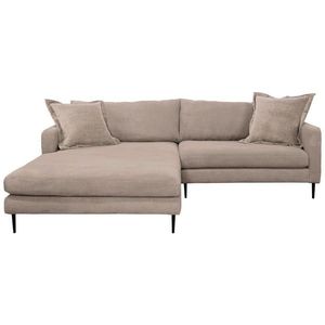 P & B ROHOVÁ SEDACIA SÚPRAVA, textil, svetlohnedá vyobraziť