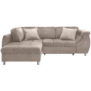 Livetastic ROZKLADACIA ROHOVÁ POHOVKA, textil, taupe vyobraziť