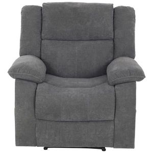 P & B TV KRESLO, textil, sivá vyobraziť