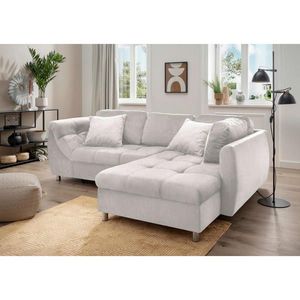 Livetastic ROZKLADACIA ROHOVÁ POHOVKA, textil, béžová vyobraziť