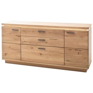 Linea Natura ŠIROKÁ KOMODA, trámový dub, farba duba, 180/84/44 cm vyobraziť